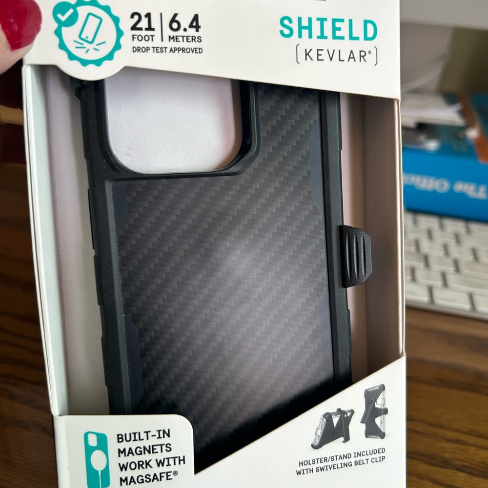 Pelican phone case.